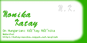 monika katay business card